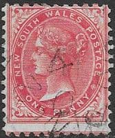 New South Wales 1882 Queen Victoria SG 223f Fine Used