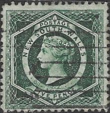 New South Wales 1882 Queen Victoria SG 233a Fine Used