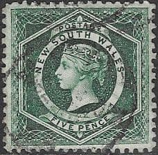 New South Wales 1882 Queen Victoria SG 233d Fine Used