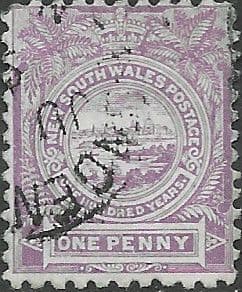 New South Wales 1888 SG 253 View of Sydney Fine Used