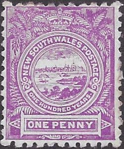 New South Wales 1888 SG 253d View of Sydney Fine Mint