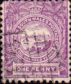 New South Wales 1888 SG 253dc View of Sydney Fine Used