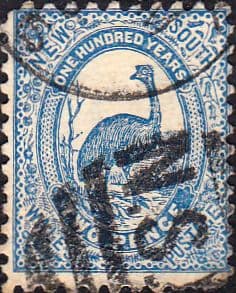 New South Wales 1888 SG 254 Emu Fine Used