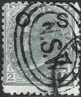 New South Wales 1892 Queen Victoria Official Stamp SG O58b Fine Used
