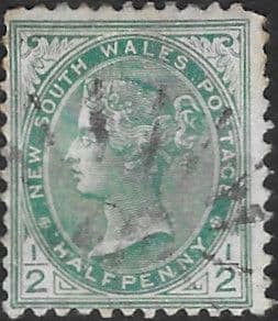 New South Wales 1892 Queen Victoria SG 272b Fine Used