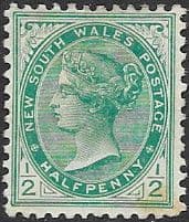 New South Wales 1892 Queen Victoria SG 273b Fine Mint