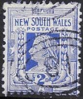 New South Wales 1897 Queen Victoria SG 293b Fine Used