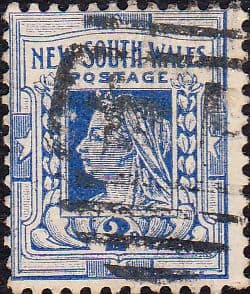 New South Wales 1897 Queen Victoria SG 294a Fine Used