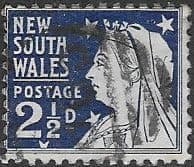 New South Wales 1897 Queen Victoria SG 297b Fine Used
