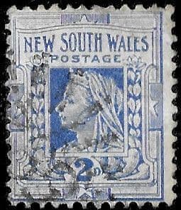 New South Wales 1897 SG 294b Queen Victoria Fine Used