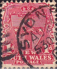 New South Wales 1902 Shield SG 314 Fine Used