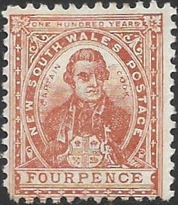 New South Wales 1905 Captain Cook SG 338 Fine Mint