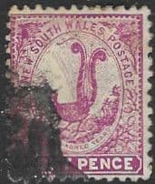 New South Wales 1905 Queen Victoria SG 344  Fine Used