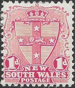 New South Wales 1905 Shield SG 334 Fine Mint