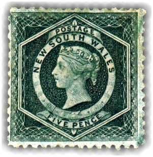 New South Wales, Sydney View, 1d Carmine