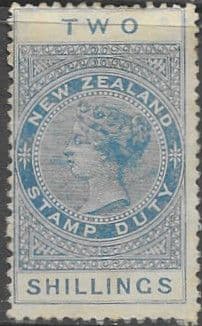 New Zealand 1882 Postal Fiscal SG F 46 Fine Mint