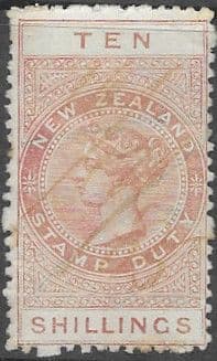 New Zealand 1882 Postal Fiscal SG F31 Fine Used