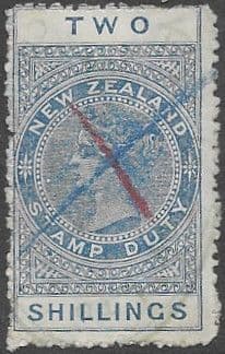 New Zealand 1882 Postal Fiscal SG F46 Fine Used