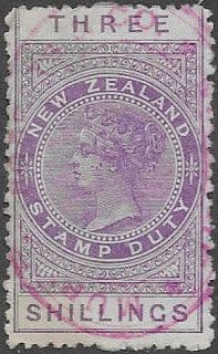 New Zealand 1882 Postal Fiscal SG F47 Fine Used