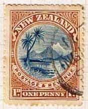 New Zealand 1898 SG 247 Lake Taupo Fine Used
