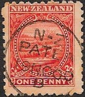 New Zealand 1900 Rotomahana SG 274b Fine Used