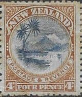 New Zealand 1902 Lake Taupo SG 322 Fine Mint
