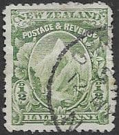 New Zealand 1902 Mount Cook or Aorangi SG 302 Fine Used
