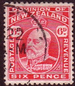 New Zealand 1909 SG 392a King Edward VII Head Fine Used