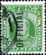 New Zealand 1910 King Edward VII Official SG O73 Fine Used