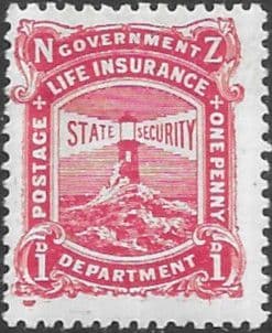 New Zealand 1913 Lighthouse SG L33 Fine Mint