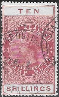 New Zealand 1913 Postal Fiscal SG F128 Fine Used