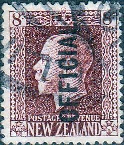 New Zealand 1915 King George V Official SG O103 Fine Used