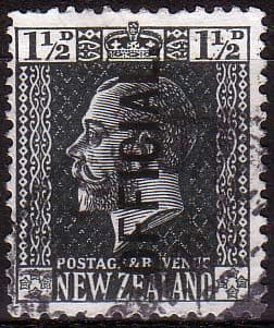 New Zealand 1915 King George V Official SG O90 Fine Used