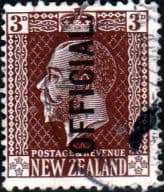 New Zealand 1915 King George V Official SG O99 Fine Used