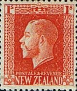 New Zealand 1915 SG 430c George V Head Fine Mint