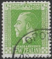 New Zealand 1915 SG 435a George V Head Fine Used
