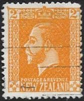 New Zealand 1915 SG 439 George V Head Fine Used