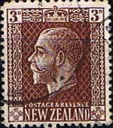 New Zealand 1915 SG 440 George V Head Fine Used