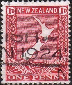 New Zealand 1923 Restoration of Penny Postage SG 462 Fine Used