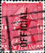 New Zealand 1927 King George V Admiral Official SG O111c Fine Used
