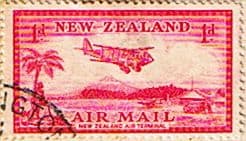 New Zealand 1935 Bell Block Air Mail SG 570 Fine Used