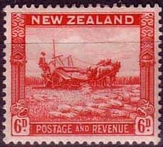 New Zealand 1935 SG 564 Harvesting Fine Mint