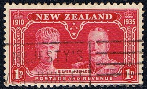 New Zealand 1935 SG 574 Silver Jubilee Fine Used