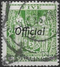 New Zealand 1936 Pictorial Official SG O119 Fine Used