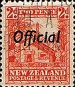 New Zealand 1936 Pictorial Official SG O123 Fine Used