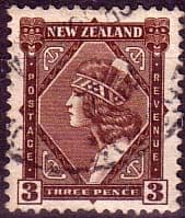 New Zealand 1936 SG 582 Maori Girl Fine Used