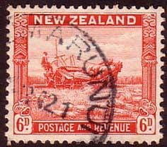 New Zealand 1936 SG 585 Harvesting Fine Used