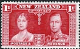 New Zealand 1937 Coronation SG 599 Fine Mint