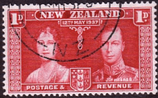 New Zealand 1937 Coronation SG 599 Fine Used