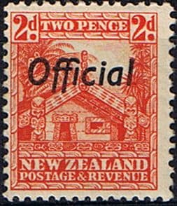 New Zealand 1938 King George VI Official SG O123 Fine Mint